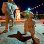 Antigo monumento em homenagem &agrave; tradi&ccedil;&atilde;o dos mineiros do Chile.