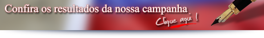 Confira os resultados da nossa campanha